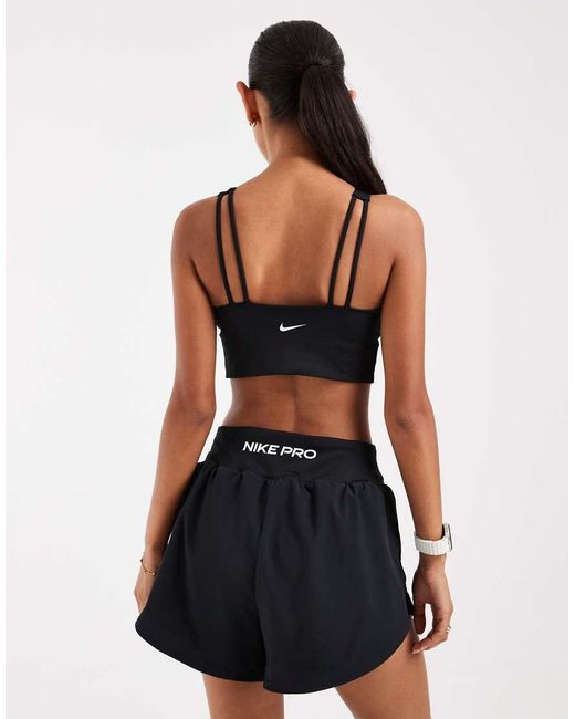 Nike Blue Pro Dri-Fit Padded Sports Bra