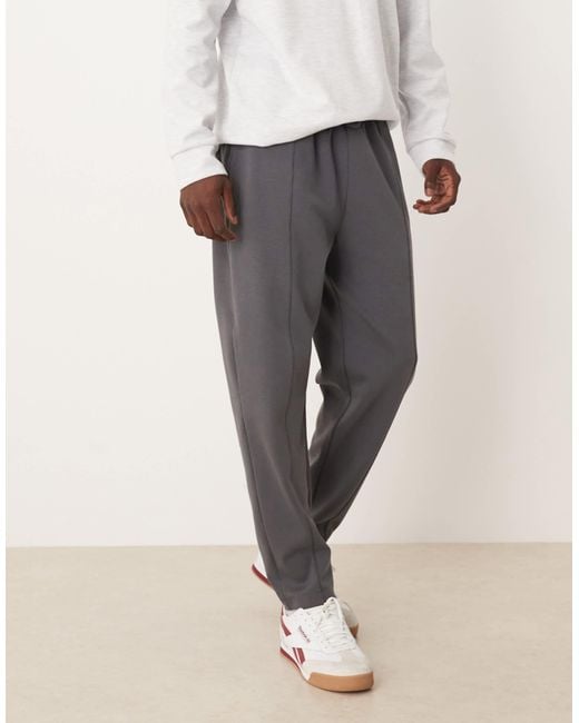 ASOS – schmal zulaufende jogginghose in Gray für Herren
