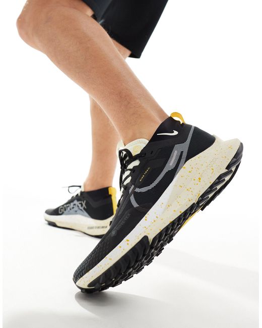 Nike Black React Pegausus Trail 4 Gore-tex Trainers for men