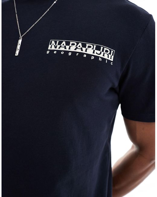Napapijri Blue Kai T-shirt for men