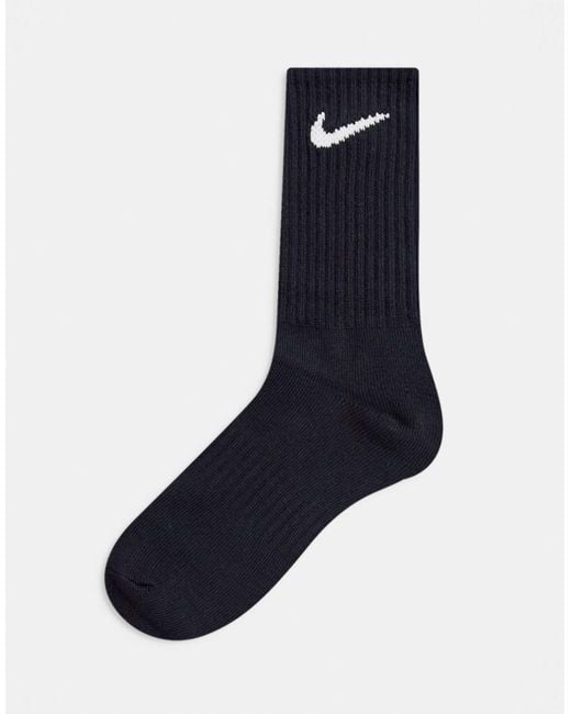 Nike Black Crew Socks 3 Pack for men