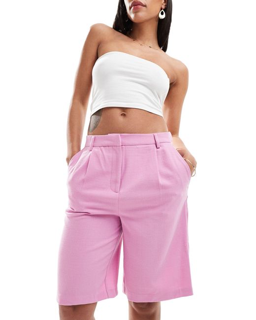 Pimkie Pink Tailored City Shorts Co-ord
