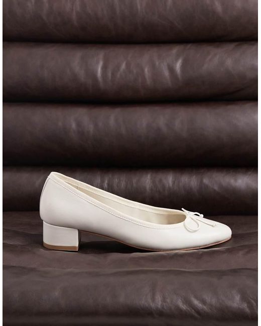 Tony Bianco Black Maddi Low Heel Ballet Shoes