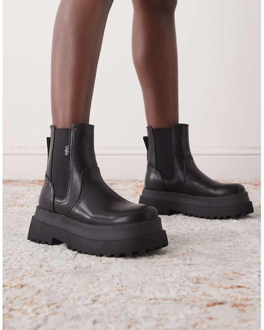 buffalo botas negras