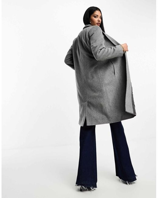 Helene Berman Gray Kitty One Button Coat