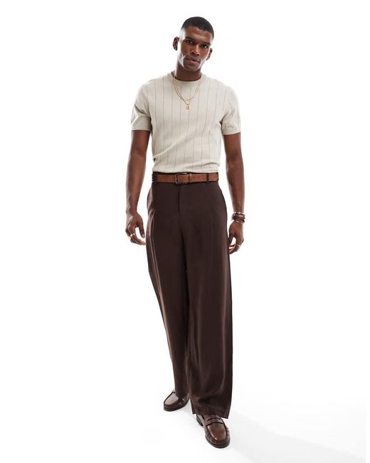 T-Shirt A Maniche Corte di New Look in White da Uomo