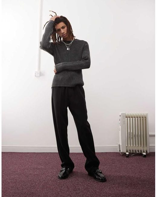 Weekday Black Ken Tracksuit Trousers for men