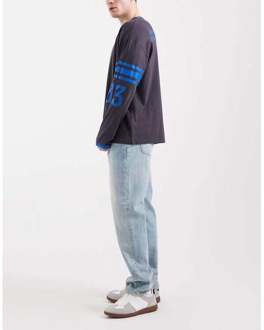 Only & Sons Blue Edge Straight Fit Jeans for men