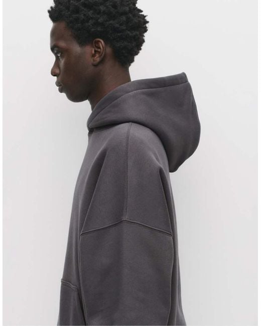 Felpa Con Cappuccio Basic Grigia di Pull&Bear in Gray da Uomo