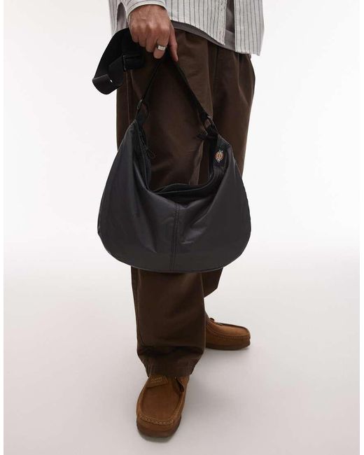 Dickies Gray Unionville Nylon Cross Body Bag for men