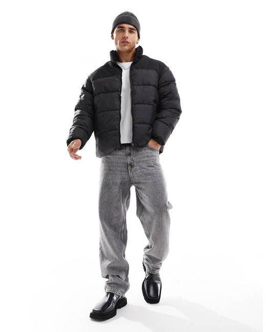 Jack & Jones Black Puffer Jacket for men