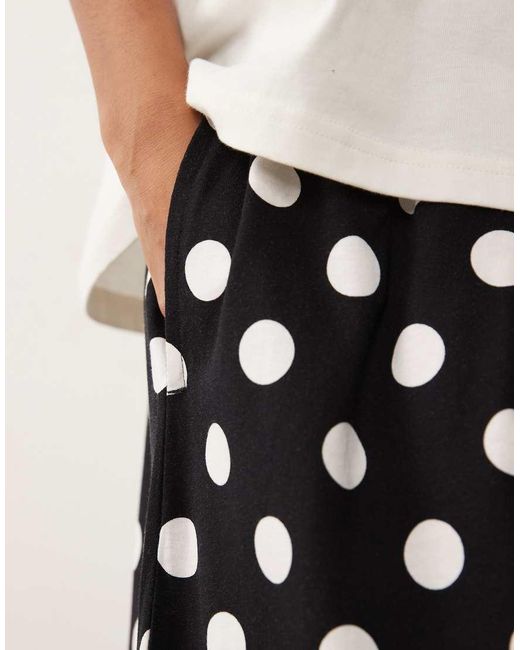 Threadbare White Jersey A-Line Midaxi Skirt