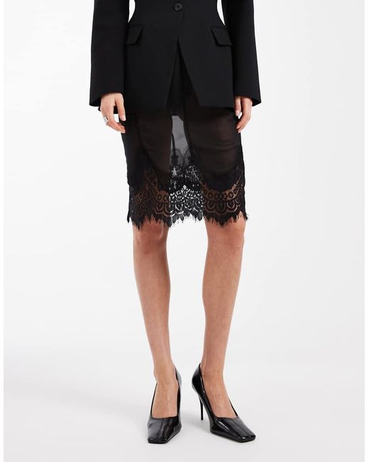 Gonna Midi di ASOS in Black