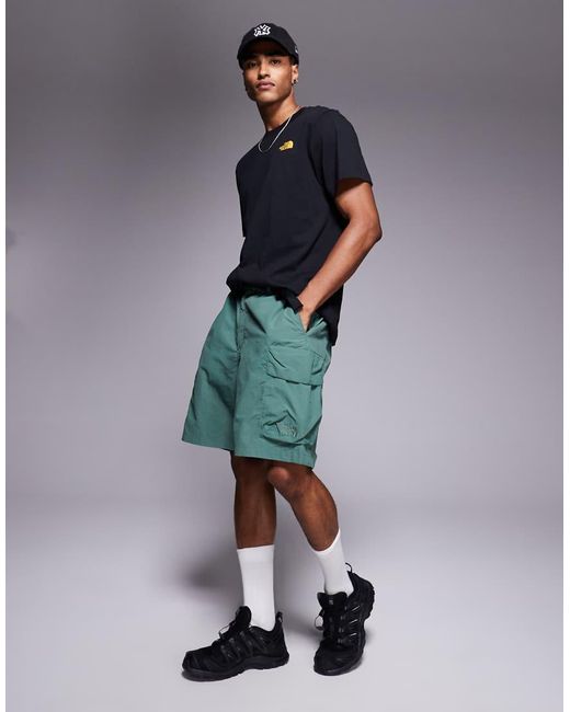 The North Face Short Met Cargozakken En Logo in het Blue voor heren