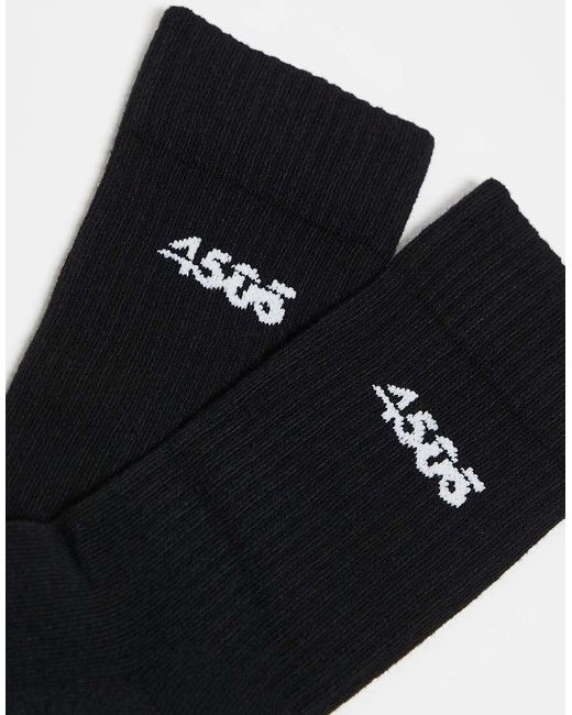 4505 Black Icon 3 Pack Anti Bacterial Crew Sport Socks