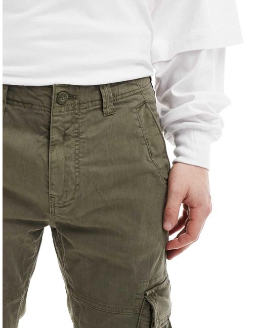 Superdry – core – cargohose in Green für Herren