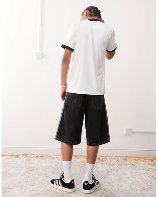 Firebird - short en jean Adidas Originals pour homme en coloris Black