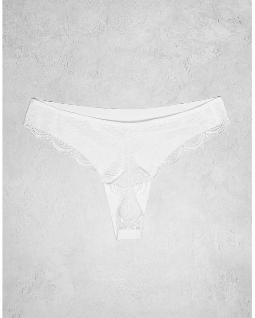 ASOS Gray 3 Pack No Vpl & Lace Lingerie Thong