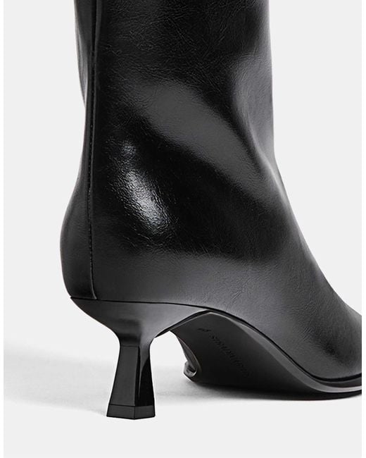 Stradivarius Black – stiefeletten