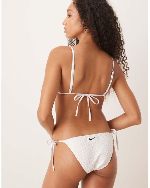 Nike Brown Nike Terry String Bikini Bottom