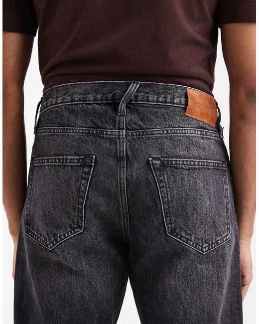 Jack & Jones Black Toby Flared Jeans for men