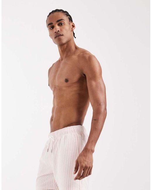 Cotton On White Strect Swimshort for men
