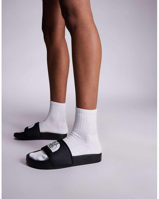 The North Face White Base Camp Iii Sliders
