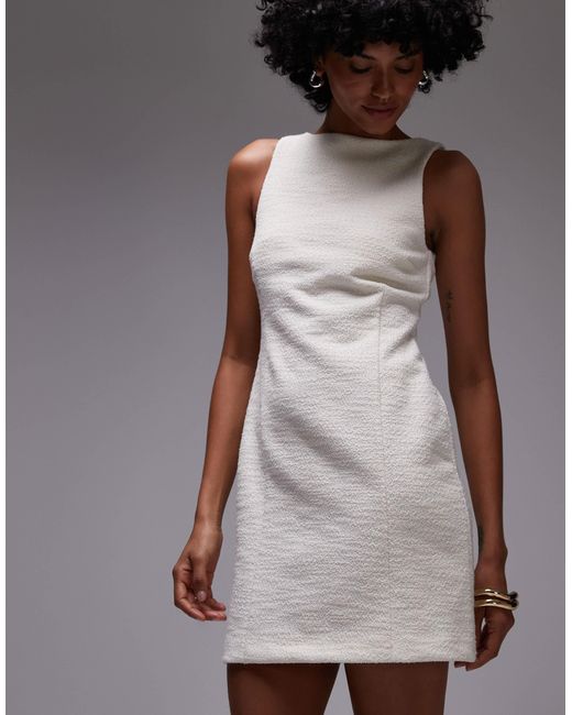 Mango Gray – elegantes mini-etuikleid