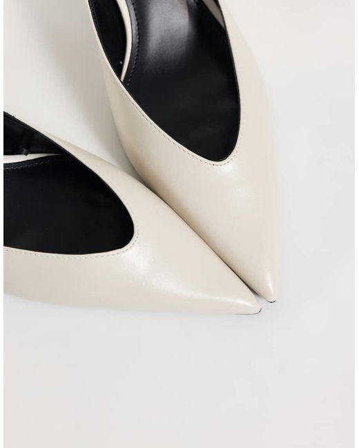 Décolleté Basse Bianca di Mango in White