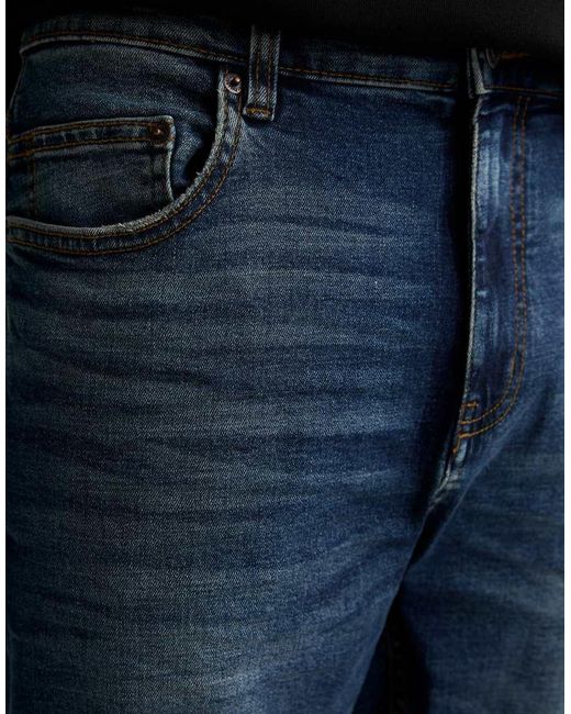 Jeans Carrot Slavato di Pull&Bear in Black da Uomo