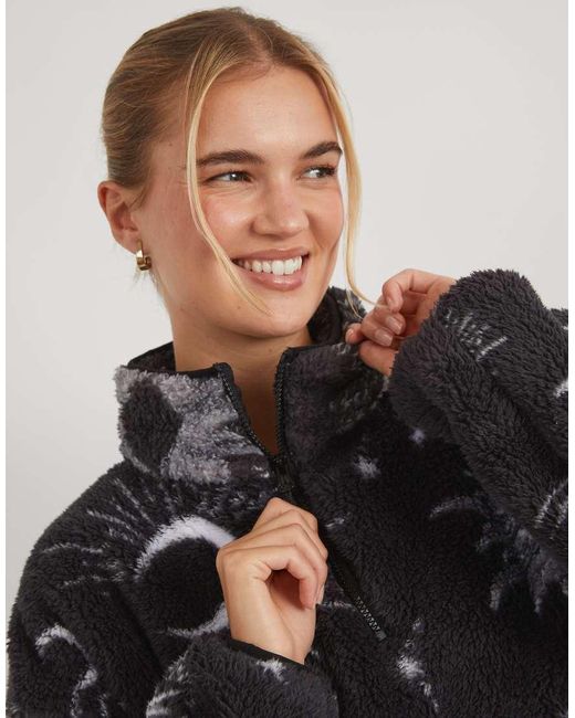 Skinnydip London Black London Celestial Longline Fleece