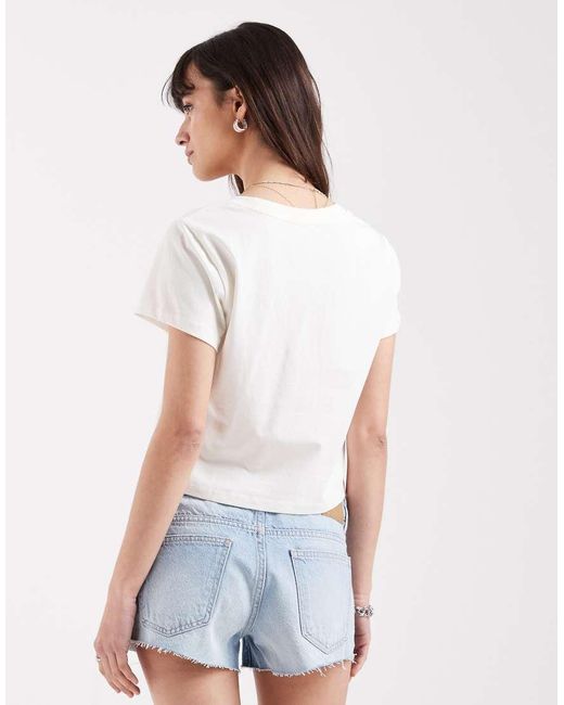 Wrangler White Baby Tee