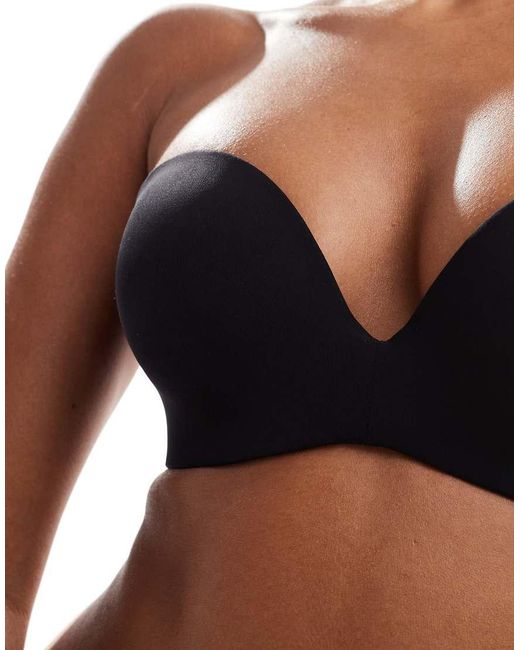 Boux Avenue Black Strapless Microfibre Multiway Padded Bra