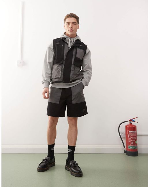 Umbro – shorts in Black für Herren