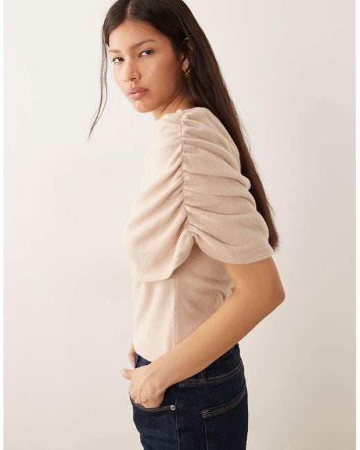 ASOS Natural Supersoft Cape Top