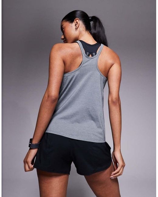 Nike Gray Nike One Training Dri-fit Strappy Vest