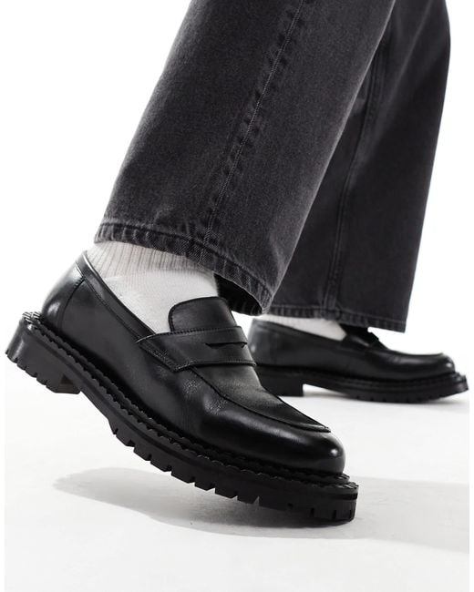 Jagger - mocassins en cuir à mors Walk London pour homme en coloris Black
