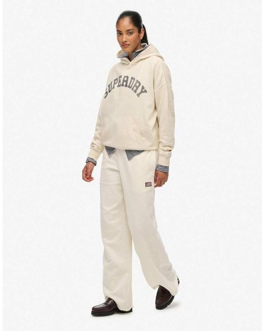 Superdry Natural Athletic Essentials Straight Leg Joggers