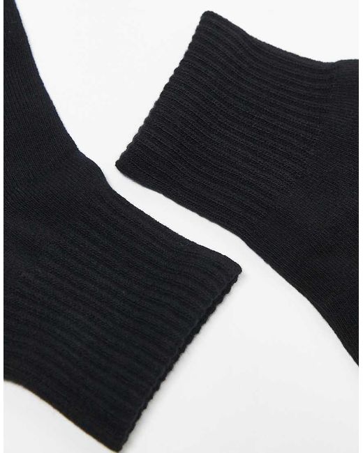 Pack De 3 Pares De Calcetines Tobilleros Negros Clásicos De Vans de hombre de color Black