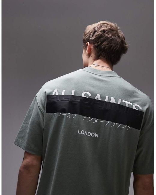 AllSaints Redact in het Gray voor heren