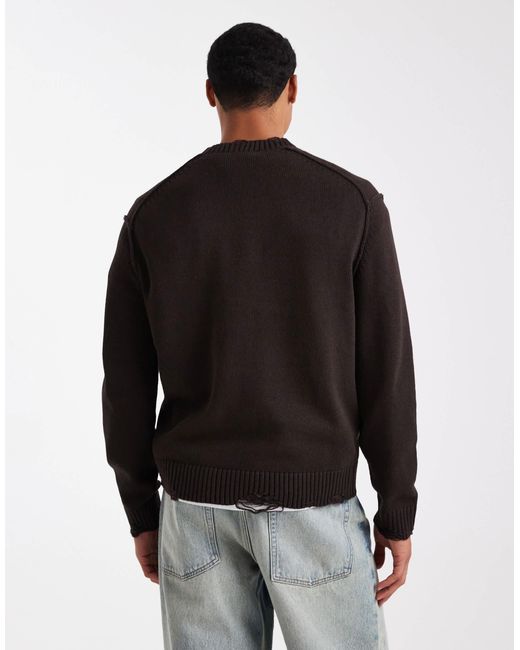 Only & Sons – strickpullover in Black für Herren