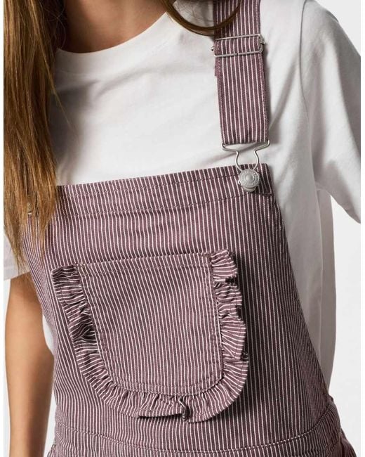 Pieces Purple Denim Dress