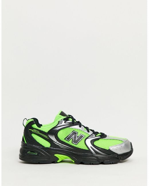 Zapatillas verde neón 530 New Balance de hombre de color Green