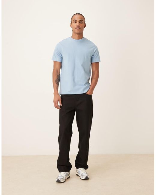 ASOS Blue Essentials Regular Fit T-shirt for men