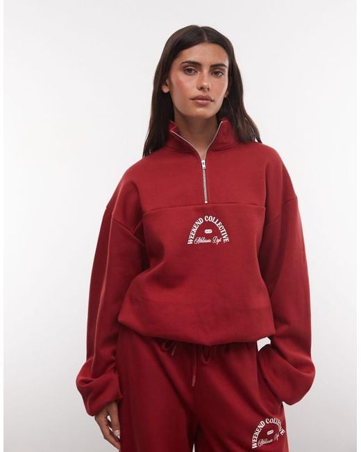 Weekend Collective ASOS de color Red