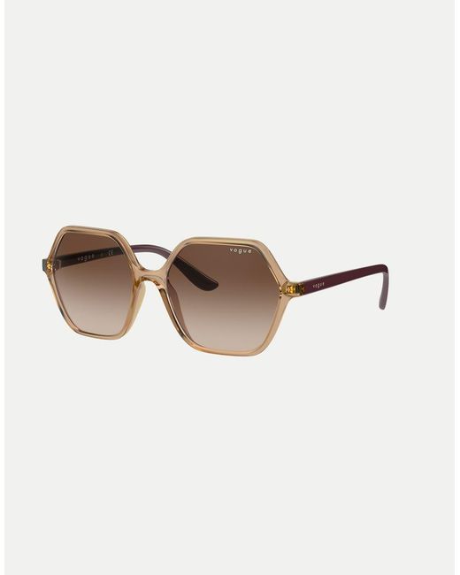 Vogue Brown Eyewear Vo5361S Rectangle Sunglasses With Lens