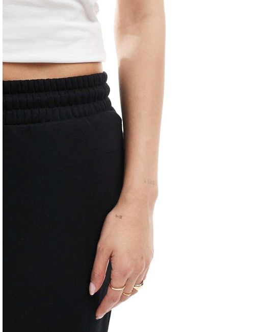 Monki Joggingbroek Met Elastische Onderkant in het Blue