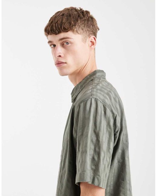 Levi's Green Lama Short Sleeve Boxy Shirt for men