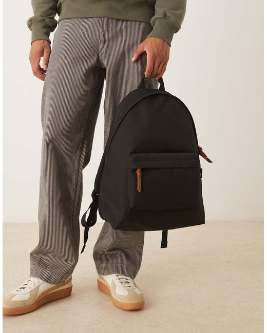 Polo Ralph Lauren Black Logo Nylon Large Backpack for men