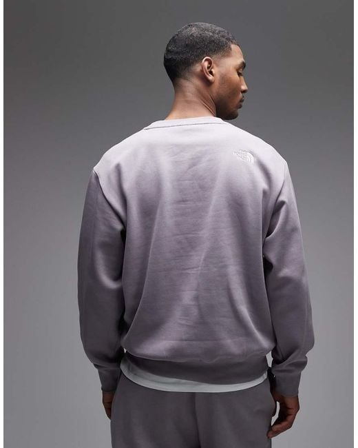 The North Face Gray Oversized Essential Logo Sweatshirt for men